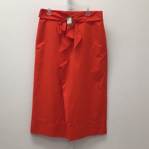 kate spade Pants - KATE SPADE-SIZE 14-BRIGHT ORANGE PANT 
WITH A BOW TIE.